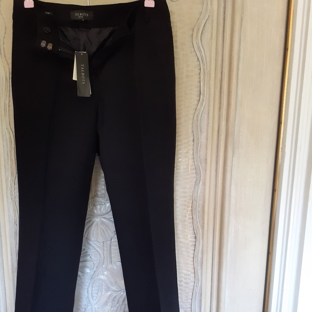 Talbots petite black dress pants